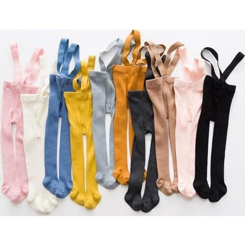 0-3T Baby Boy Girl High Tights Infant Pantyhose Cotton Baby Girl Pants Kids High Waist Knit Pantyhose