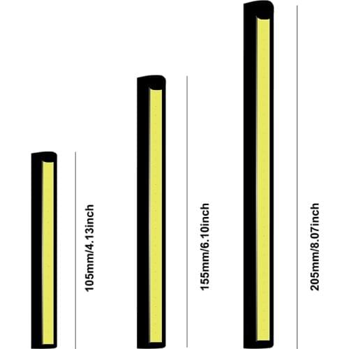 2Pcs/Pair Universal DRL for Car High Power 10/15/20cm COB Daytime Running Light Waterproof DRL Super White Day Light LED Lamp