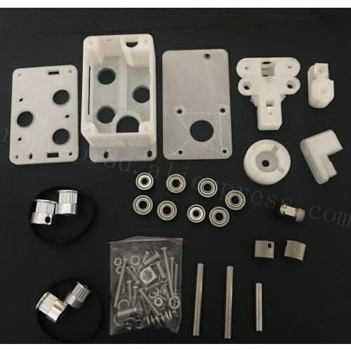 Dual Wheel PLA Printed B2D Extruder Newest Feeder For DIY UM2 Ultimaker 2 Extended+ 3d Printer Ratio 1:3 3D Printer parts