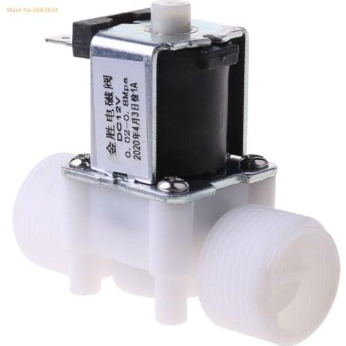 3/4" DC12V PP N/O Electric Solenoid Valve Water Control Diverter Device Dropshipping
