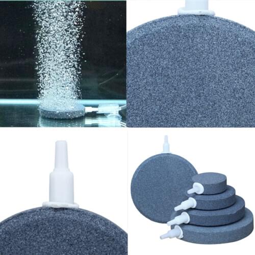 40/60mm Hydroponic Oxygen Plate Mini Air Pump Aquarium Accessories Bubble Stone Aerator for Aquarium Fish Tank Pump