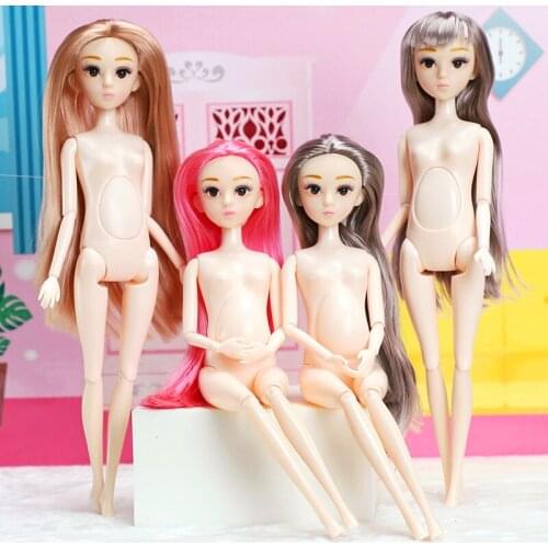 30cm Pregnant Doll With Baby Doll Mom and Newborn 1/6 Pregnant Women Naked Doll Body for Girls Gifts Play House Toys