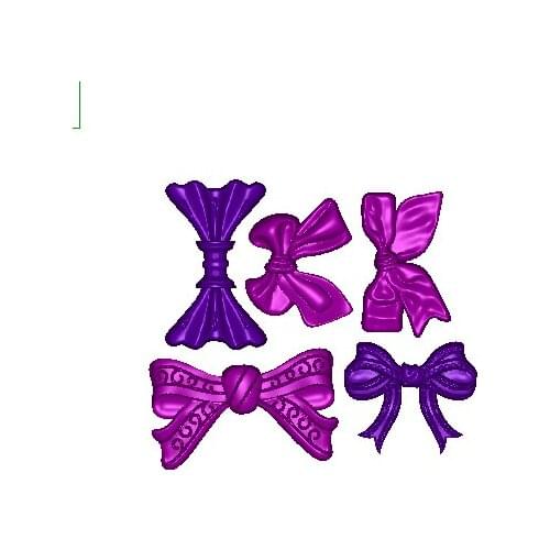 Luyou DIY Silicone Bowknot Butterfly Bow Fondant Mold Embossing Mold Sugar Art Tools Moule 3D Cake Decorating Tools FM1214