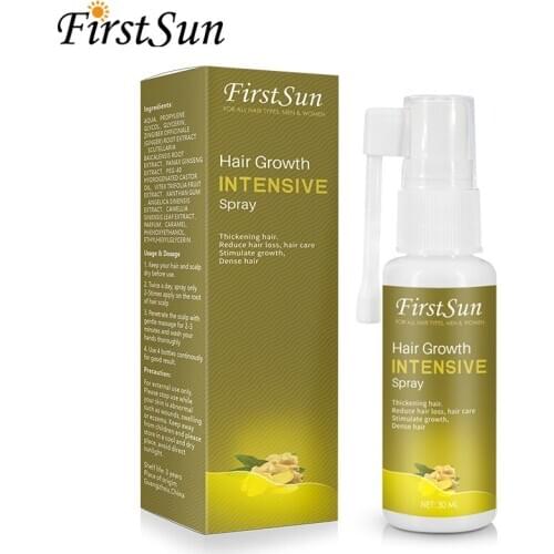 Hair Care Set Hair Growth Spray Ginger Anti Hair Loss Shampoo for Hair Regrowth Nourish Roots Thick Shiny Prevent Hair Loss