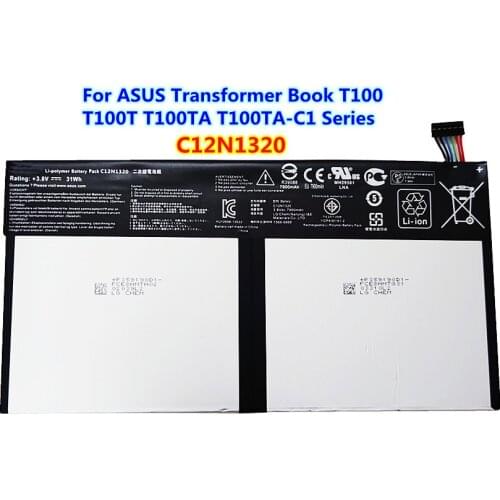 New 7900mAh C12N1320 Battery For ASUS Transformer Book T100 T100T T100TA T100TA-C1 Series 3.8V