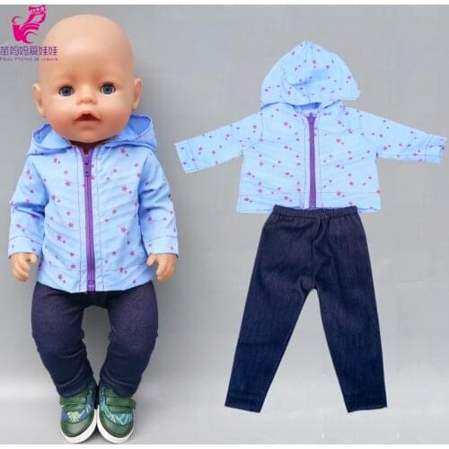 43cm Baby Doll Clothes Summer Coat Clothes for 18 Inch American Generation Girl Dolls Clothes Casual Outfits