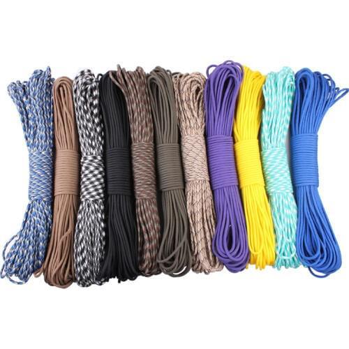 GEGEDA 7 strand 4mm Paracord 550 100ft camping climbing rope outdoor survival type iii cord Wholesale