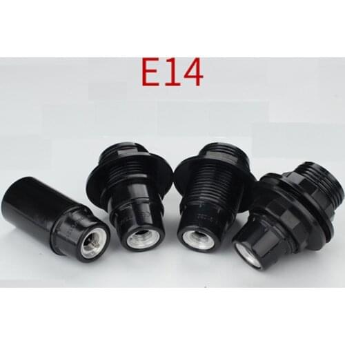 10PCS CE E14 Bakelite Lampholder DIY Table Lamp Holder Light Lamp Socket Vintage Industrial Vintage Bulb Holder