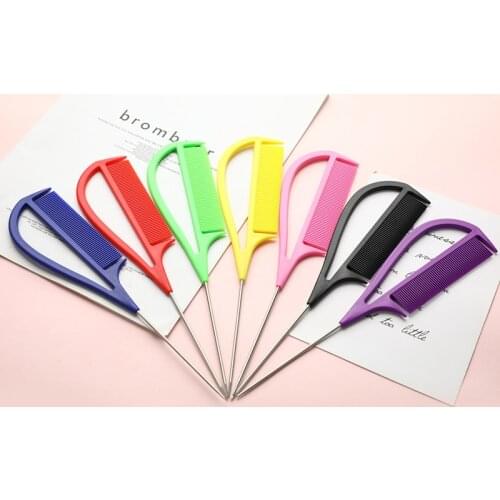Carbon Fiber Pointed Tail Comb Anti-static Hair Comb Professional Hairdressing Teasing Comb Hair Stylist Comb Tools Cutting Comb