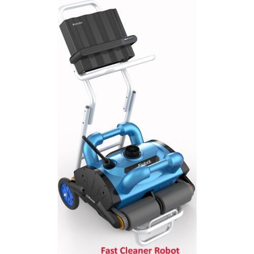 European Warehouse No TAX Robot Pool Cleaner Robotic Pool Cleaner For Swimming Pool Size with Caddy Cart