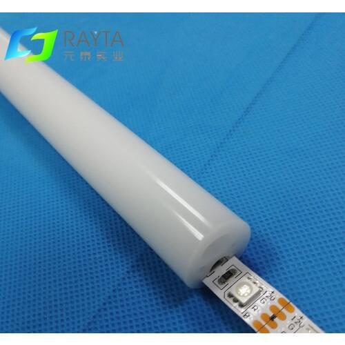 Silicone round tube 19 mm silicone neon tubes 19 mm silicone tube for led light strip