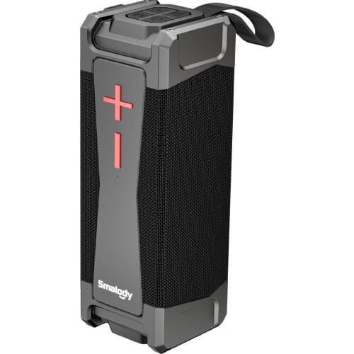 Smalody high-power outdoor bluetooth waterproof speaker subwoofer FM radio portable card speaker with mobile power caixa de som