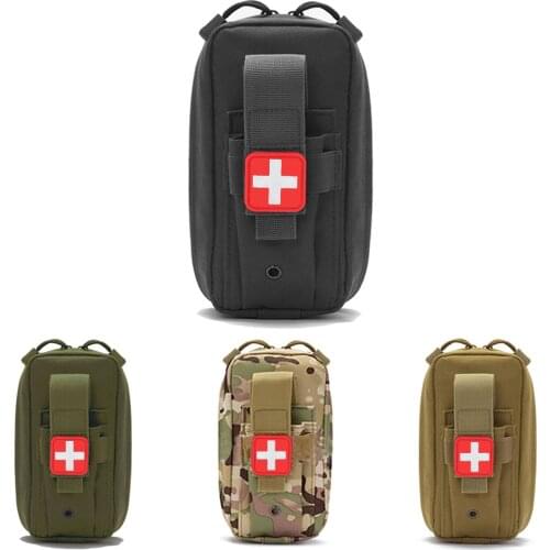Tactical Molle EMT Pouch Medical First Aid Pouch Camping Supplies Bag Hunting Survive Kits Military Emergency Pack EDC Tool Bag