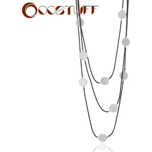 Trend Long Chains Around the Neck Collar Necklace Decorative Body Jewelry for Women Suspension Pendant Accessories Korean Things