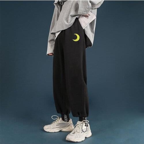 Spring Autumn Causal Long Pants Solid Color Loose Straight Pants Breathable Lightweight Sweatpants for Men