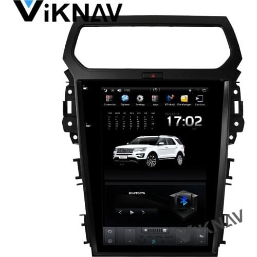 Viknav Tesla style for Ford Explorer 2013 2014 2015 2016 2017 car GPS navigation auto A/C radio multimedia player head unit