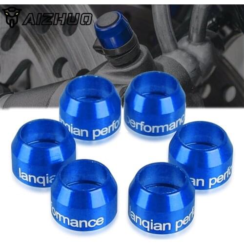 YZFR1 YZF-R6 Motorcycle Billet Bleed Valve Cover Kit CNC Universal 6PCS FOR YAMAHA YZF R1 R6 MT01 MT07 MT09 MT10 XJ6 FZ1 FZ6 FZ8