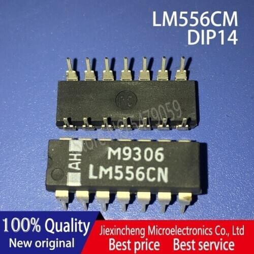 10PCS LM556CM LM556 DIP14 New original