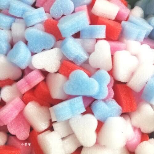 100pcs Pearl Cotton Creative Cloud Foam Filling Decoration Wedding Christmas Express Gift Box Filling Material