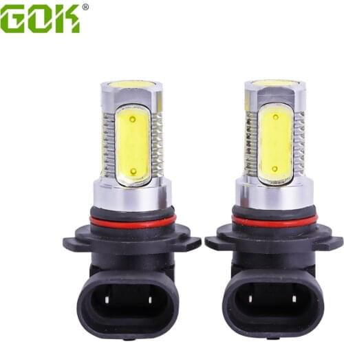 2pcs 9006 9005 hb3 HB4 LED 7.5W LED High Power Pure White 9006 headlight Tail Fog Driving Bulb led lam Car Light Source 12V
