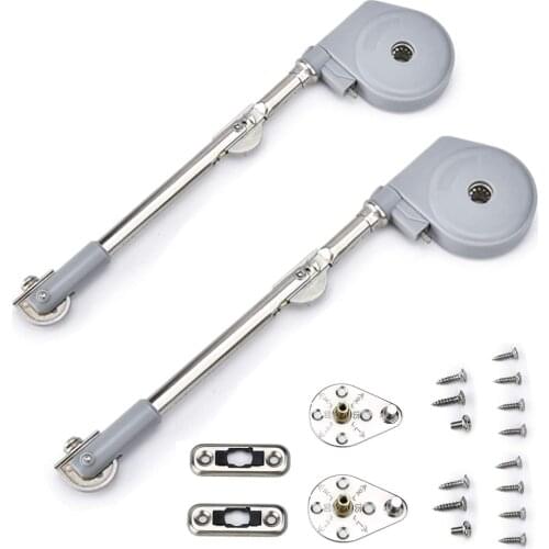 2Pcs Lid Stay 105 Degree Open with Soft Close Lid Support Hinge for Toy Box 30N-50N (6lbs-8lbs/ 1pc) Bearing Capacity Lid