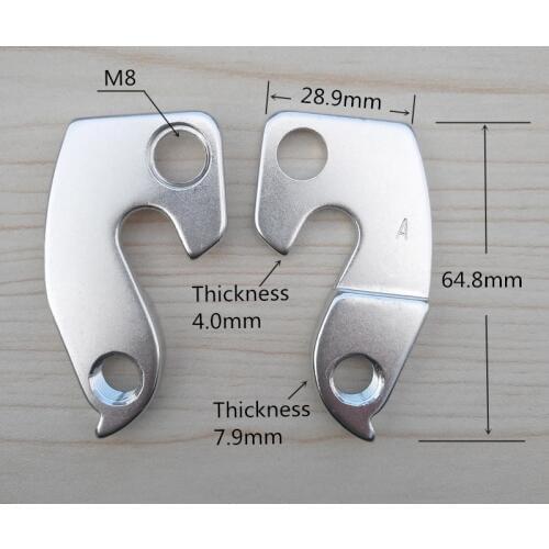 2PC Bicycle rear Derailleur hanger dropout for Bianchi Centurion Carrera Merida storck Mongoose Eddy Merckx derailleur hanger