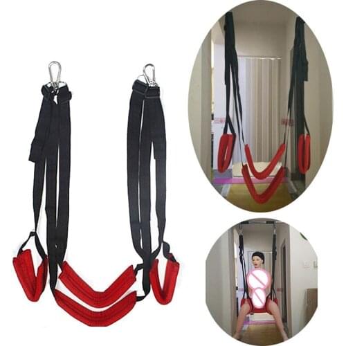 2021 Sex Games BDSM Bondage Set Sex Swing Toys for Women Couples Slave Restraints Slut Erotic Harness Juguetes Sexul3s Sex Shop