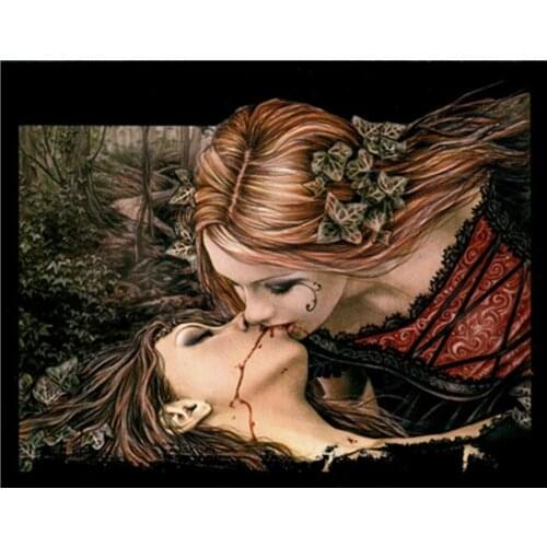 Diamond painting people Fantasy Love full square 5D diamond embroidery city picture rhinestone cross stitch home wall decoration