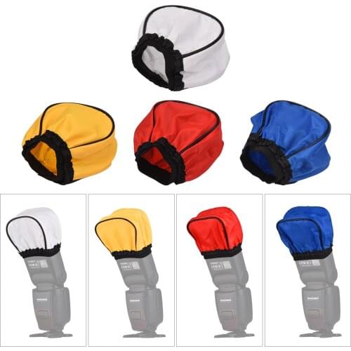 Andoer Portable Universal Flash Bounce Diffuser Camera Speedlite Softbox Replacement for Canon Nikon Sony Godox On-Camera Flash