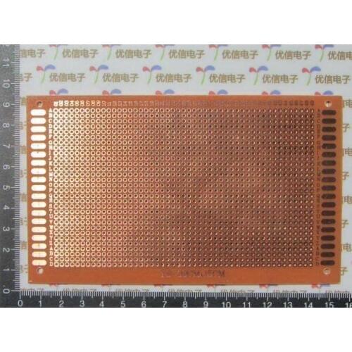 Free shipping Bakelite universal board 9 * 15CM / 2.54MM Pitch / Pegboard / Universal board / circuit board / thick 1.6MM