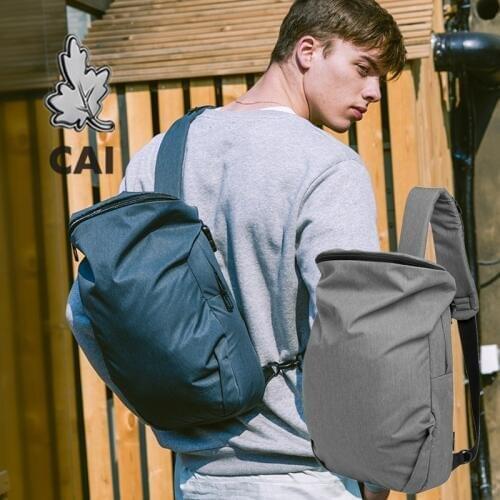 CAI 2019 High Capacity Crossbody Messenger Bag Men Fashion Sling Bucket School Travel Shoulder Designer Bags Male Back Pack