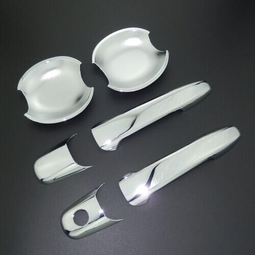 For Ford Mustang 2005-2011 Fit For Mazda BT-50 RX-8 Car Styling Chrome Decoration Door Handle Covers Trims & Door Bowl Cover