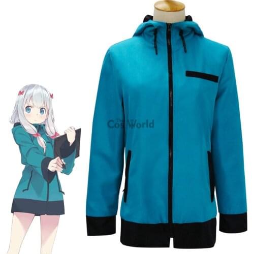 Eromanga Sensei Izumi Sagiri Coats Jackets Sweater Hoody Hoodies Uniform Outfit Anime Cosplay Costumes