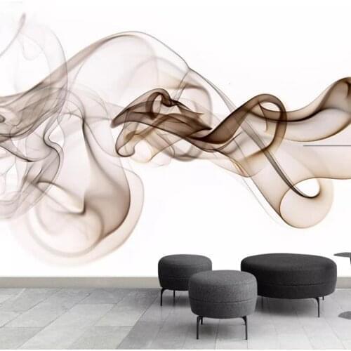 Milofi custom wallpaper mural abstract atmospheric smoke living room bedroom background wall decoration wallpaper