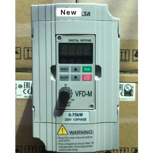 Inverter VFD007M21A 1Phase 220V 0.75kW 0.1~400Hz New