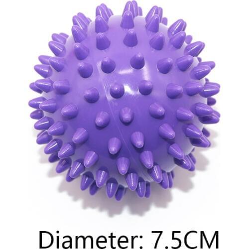 Wear resistant PVC tip massage ball trigger point sports ball to relieve plantar fasciitis hedgehog ball