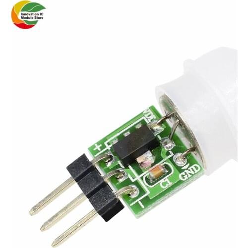 Ziqqucu Mini IR Pyroelectric Infrared PIR Motion Human Sensor Automatic Detector Module AM312 Sensor DC 2.7 to 12V Board