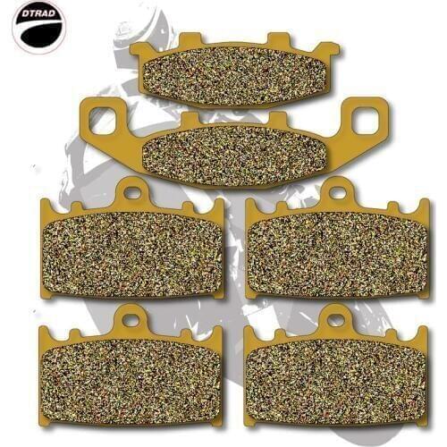 Motorcycle Brake Pads Front+Rear For KAWASAKI ZZ-R 400 90-92 ZX 600 90-93 GPz 900 90-98 ZR 1100 92-95 ZX 1100 90-93