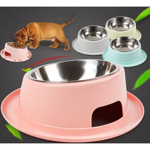 Tilted Pet Dog Food Bowl Especially Suitable For Dog Squashed Nose Or Amblyopia Puppy Cat Dish Food Water Feeding Bowl Anti-slip