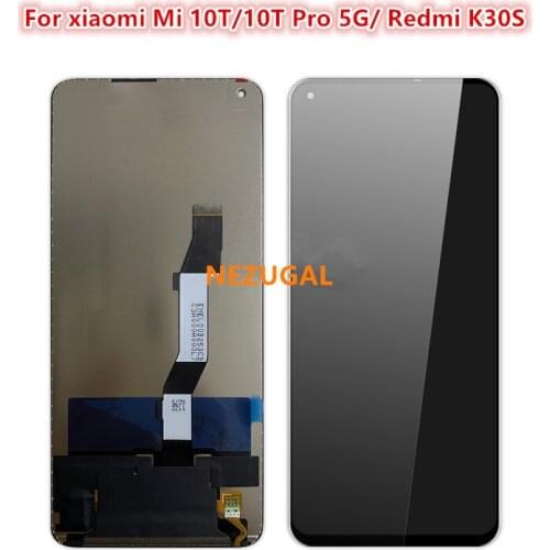 Original New For Xiaomi Mi 10T Pro 5G Glass Sensor LCD Display Touch Panel Screen Digitizer Assembly For Redmi K30S Pantalla