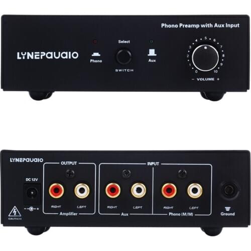 PHONO Prephonograph Signal Amplifier With Auxiliary Input And Volume Control PHONO Signal Amplifier