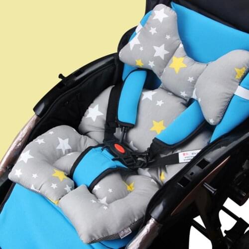 Baby Stroller Liner Baby Car Seat Cushion Cotton Seat Pad Infant Child Cart Mattress Mat Kids Carriage Pram Stroller Accessories