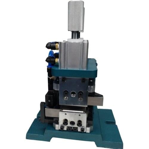 Vertical type semi-automatic scrap copper wire stripping machine cable stripper Pneumatic Wire cut Stripping Twisting Machine