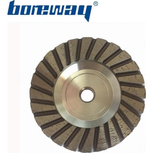 Sell D100*M14 30#/60# Aluminum Turbo Wave Diamond Cup Grinding Disc For Stone