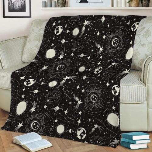 Heather Dutton Solar System Duvet Cover 3D Printed Shabal Blankets Are Soft Warm And Washable And Throw On The Sofa For