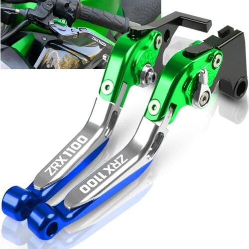 For Kawasaki ZRX1100 1999 2000 2001 2002 2003 2004 2005 2006 2007 Motorcycle Adjustable Extendable Foldable Brake Clutch Levers