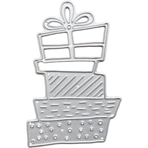 Christmas Box Metal Cutting Die Stencil DIY Scrapbooking Album Stamp Card Emboss Metal Dies For scrapbooking Christmas Dies