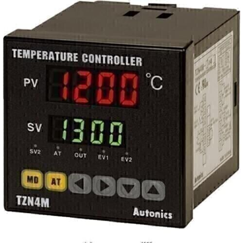 TZN4M-B4R PID Temp Control, W72xH72mm, Digital, Relay Output, 2 Alarm Outputs, RS485, 100-240VAC