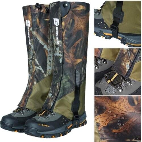 Outdoor Waterproof Legging Gaiters for Hiking Camping Skiing Desert Leg Cover Boots Shoes Covers Legs Protection