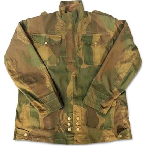 UK Paratrooper Smock Denison Version 1944 Early Stage Retro WW2 Military Jacket Camo Shirt Protection